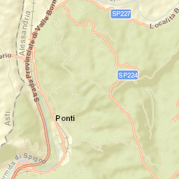 Ponti Street Map