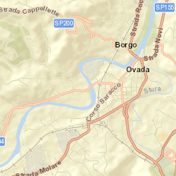 Ovada Street Map