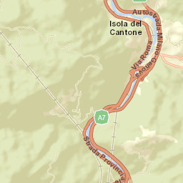Isola del Cantone Street Map