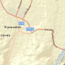 Traversetolo Street Map