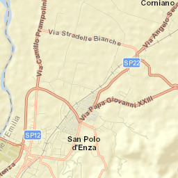 San Polo d'Enza Street Map