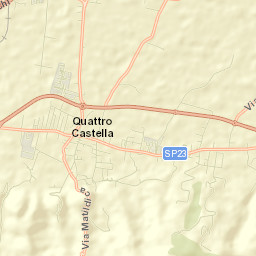Quattro Castella Street Map