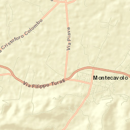 Montecavolo Street Map