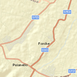 Puianello Street Map