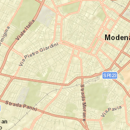 Modena Street Map