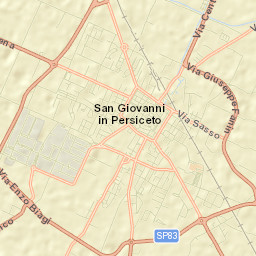 San Giovanni in Persiceto Street Map