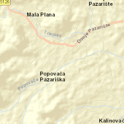 Popovača Street Map