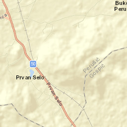 Perušić Street Map