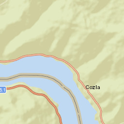 Comuna Berzasca Street Map