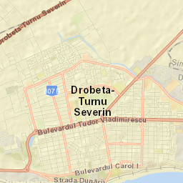 Drobeta-Turnu Severin Street Map