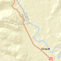 Crușeț Street Map