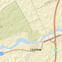 Căciulați Street Map