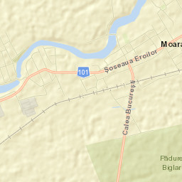 Moara Vlăsiei Street Map