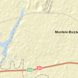 Comuna Munteni Buzău Street Map