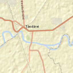 Ţăndărei Street Map