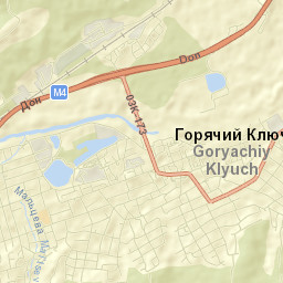 Goryachiy Klyuch Street Map