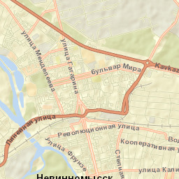 Nevinnomyssk Street Map