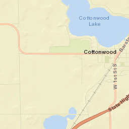 Cottonwood Street Map