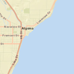 Algoma Street Map
