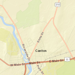 Canton Street Map