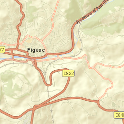 Figeac Street Map