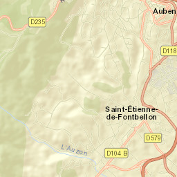 Saint-Étienne-de-Fontbellon Street Map
