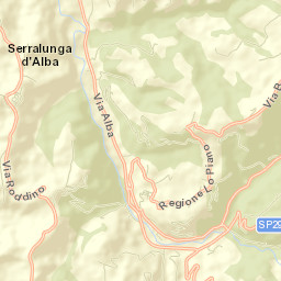 Serralunga d'Alba Street Map