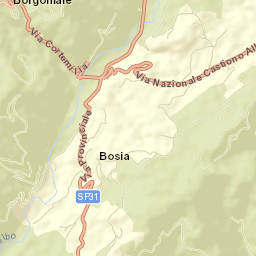 Bosia Street Map