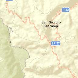 San Giorgio Scarampi Street Map