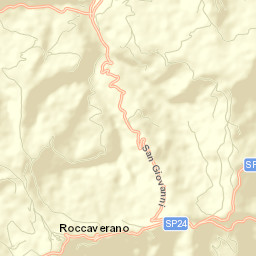 Roccaverano Street Map