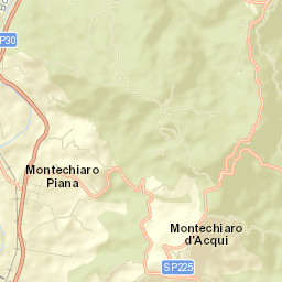 Montechiaro d'Acqui Street Map