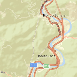 Ronco Scrivia Street Map