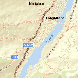Langhirano Street Map