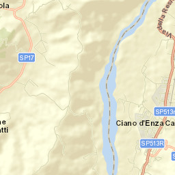 Ciano d'Enza Street Map