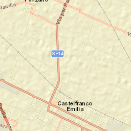 Castelfranco Emilia Street Map
