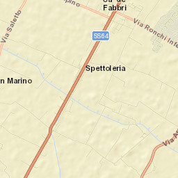 Cà Dè Fabbri Street Map