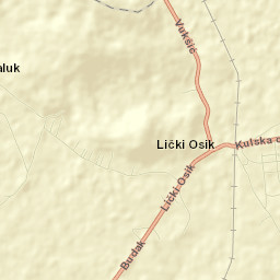 Lički Osik Street Map