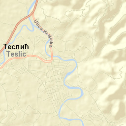 Teslić Street Map