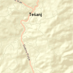 Tešanj Street Map