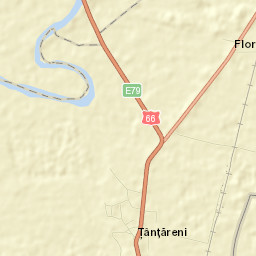 Ţânţăreni Street Map