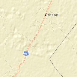 Comuna Odobeşti Street Map