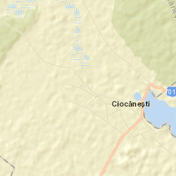 Comuna Ciocăneşti Street Map