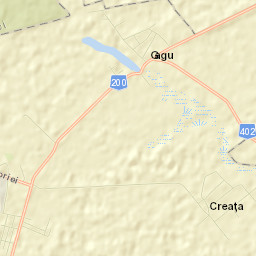 Comuna Dascălu Creaţa Street Map