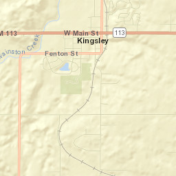 Kingsley Street Map