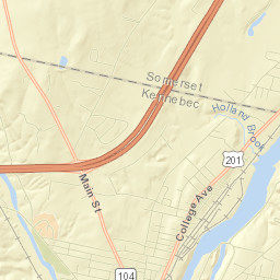 Ridge Road, Waterville, ME 04901, USA Street Map