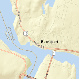 Bucksport Street Map