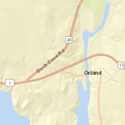 Orland Street Map
