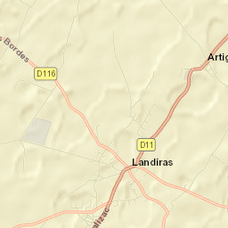 Landiras Street Map