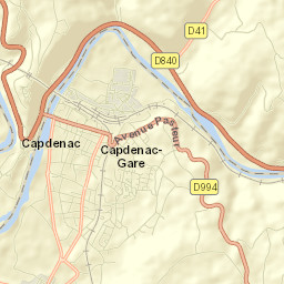 Capdenac-Gare Street Map