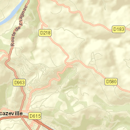 Decazeville Street Map